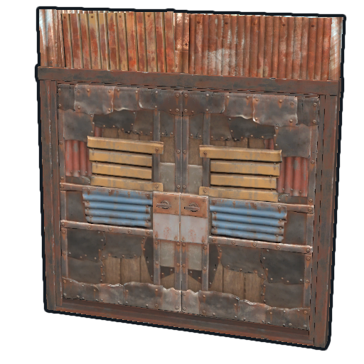 Sheet Metal Double Door
