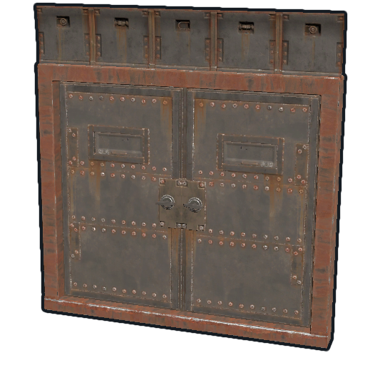 Armored Double Door