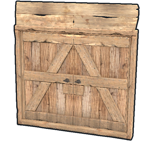 Wood Double Door