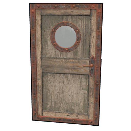 Wooden Boat Door