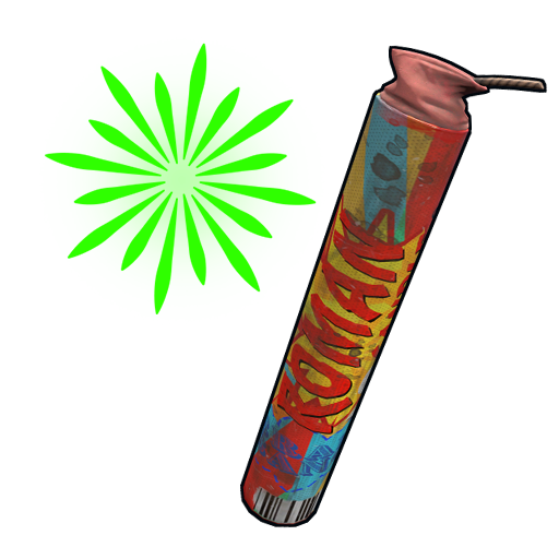 Green Roman Candle