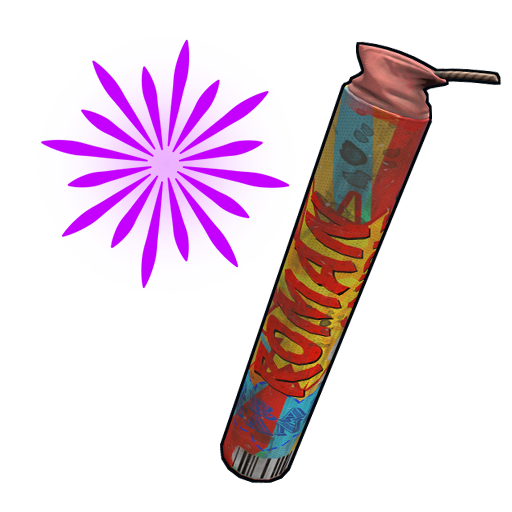 Violet Roman Candle