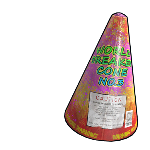 White Volcano Firework