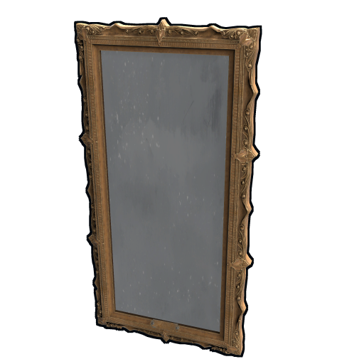 Gold Mirror Standing