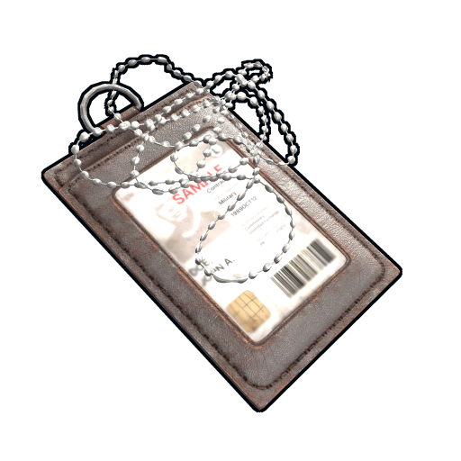 Gray ID Tag