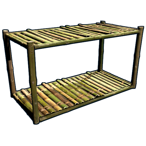 Half Height Bamboo Shelves