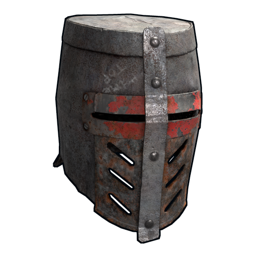 Knights armour helmet