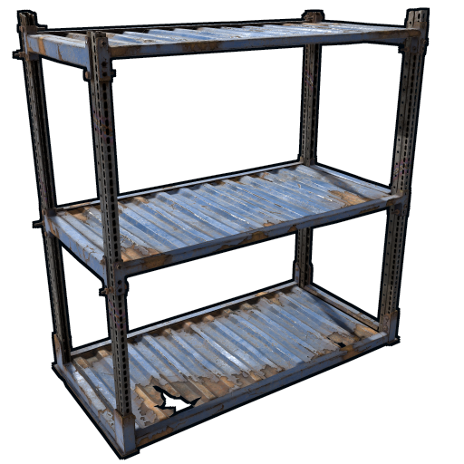 Salvaged Industrial Shelves