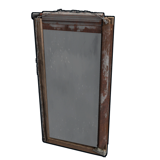 Scrap Mirror Standing