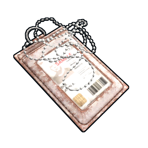 White ID Tag