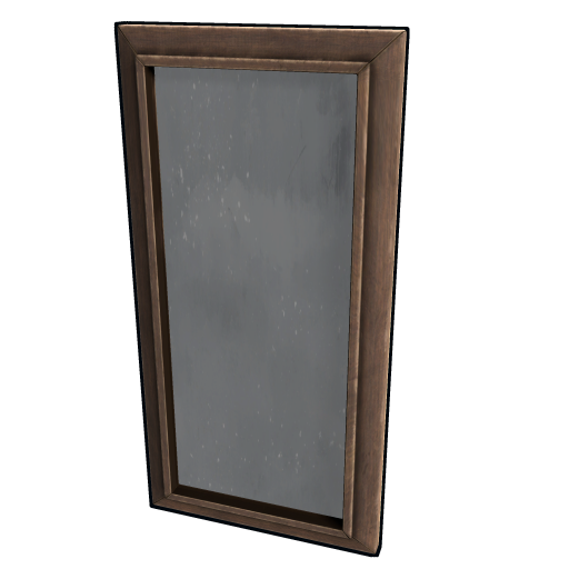Wood Mirror Standing