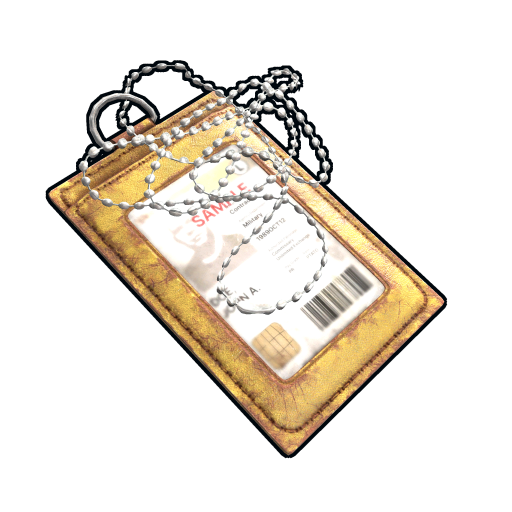 Yellow ID Tag