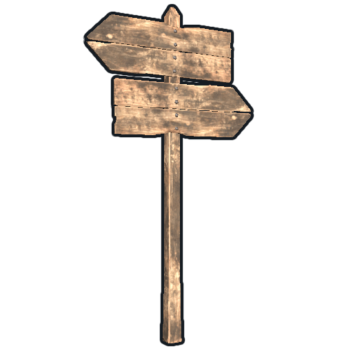 Double Sign Post