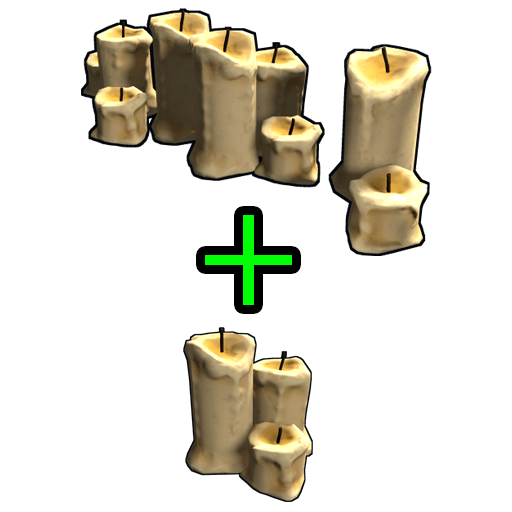 Large Candle Set
