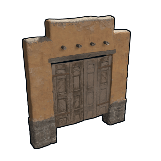 High External Adobe Gate