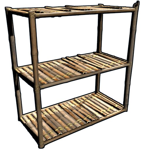 Bamboo Salvaged Shelves