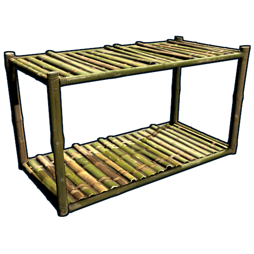 Half Height Bamboo Shelves