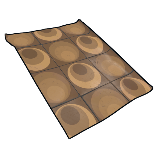 Asbestos Tile Circles