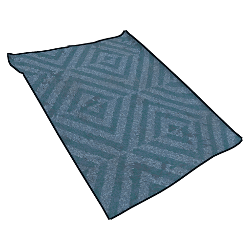 Carpet Blue Diamonds