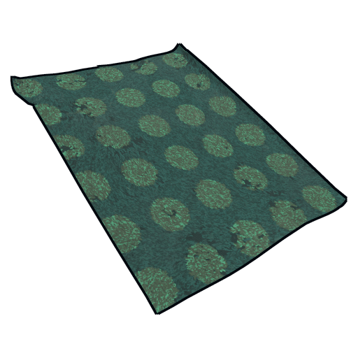Carpet Green Dots