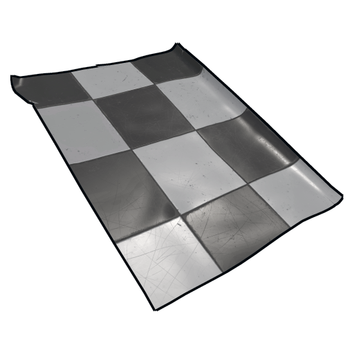 Asbestos Tile Checkerboard