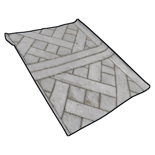 Parquet Painted Lattice White