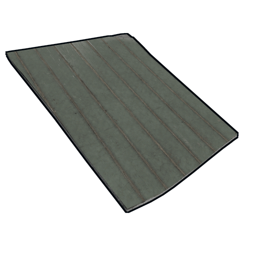 Parquet Boards Painted Green