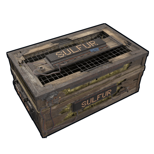 Sulfur Storage Box