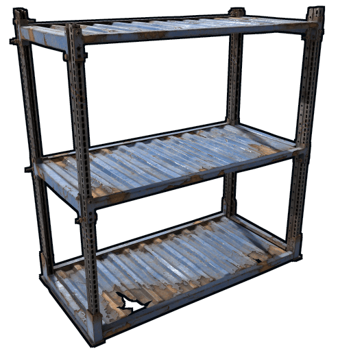 Salvaged Industrial Shelves