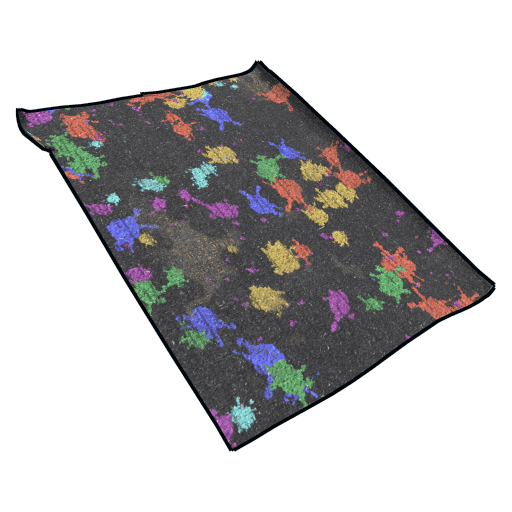 Neon Splats Carpet