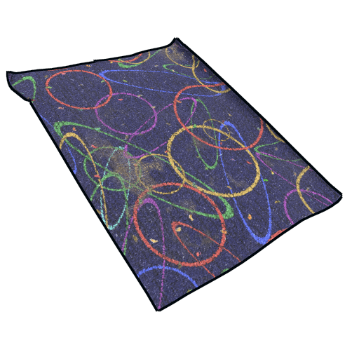 Neon Hoops Carpet