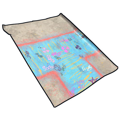 Graffiti Concrete T-Junction