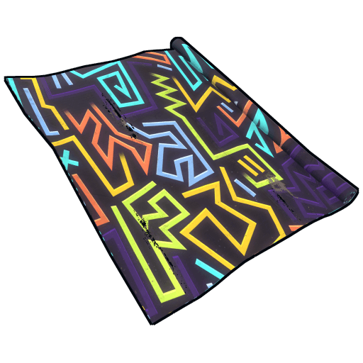 Neon Squiggles