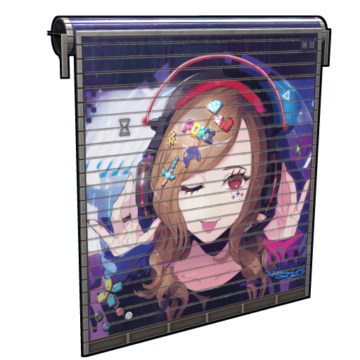 Pokimane Garage Door