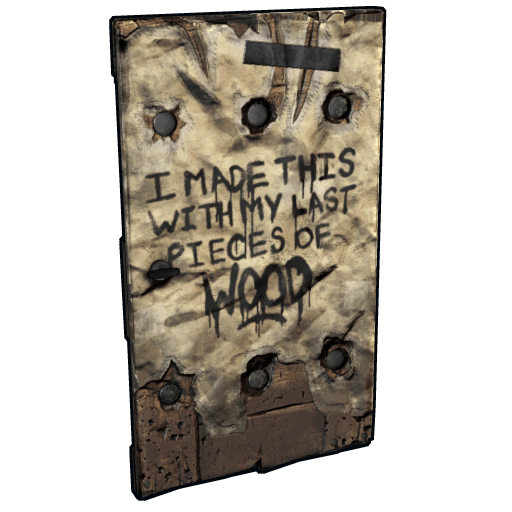 CNDBLOOD Wooden Door