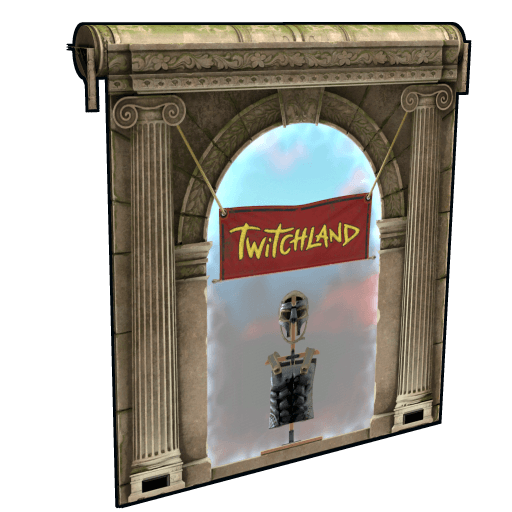TwitchLand Garage Door
