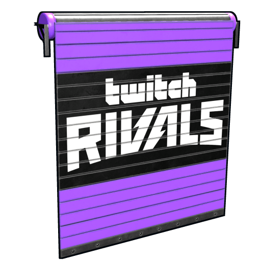 Twitch Rivals Garage Door