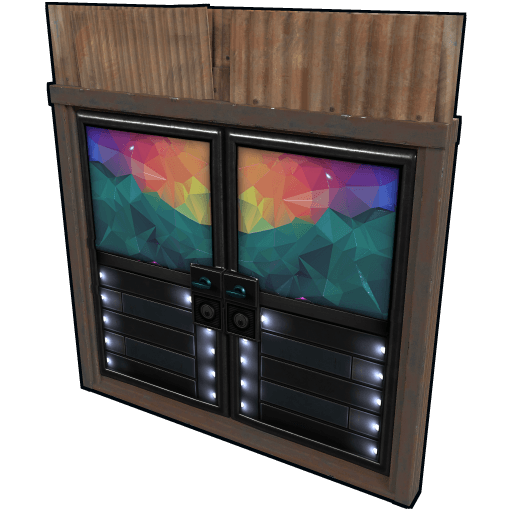 Rustoria Sheet Metal Double Door