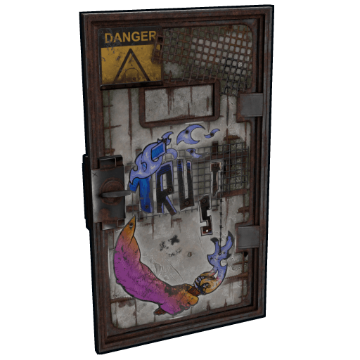 Trust in Rust Armored Door