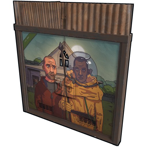 Oldschool Double Metal Door