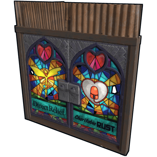 Charitable Rust 2024 - Sheet Metal Double Door