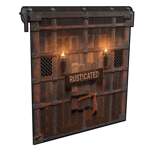 Rusticated Garage Door