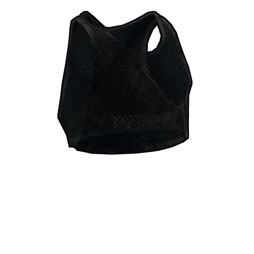 Black Mesh Crop Top