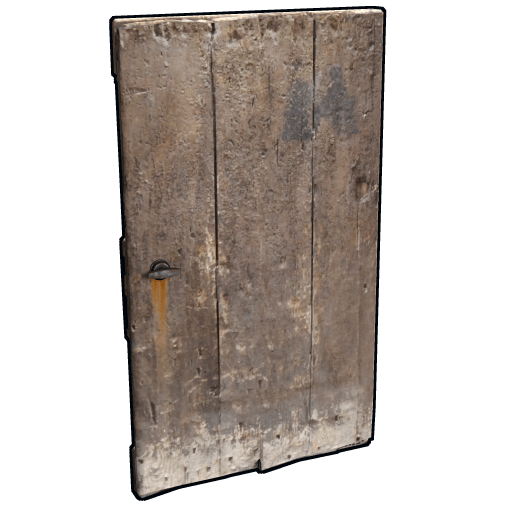 Old Heavy Wooden Door