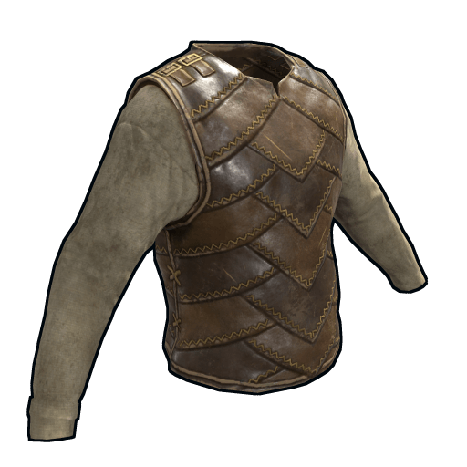 Burlap and Leather Vest