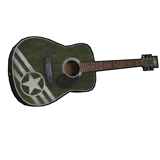 Army Acoustic Guitar