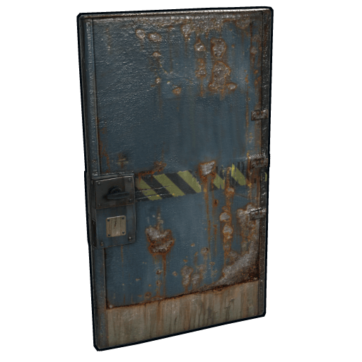 Hazard Metal Door