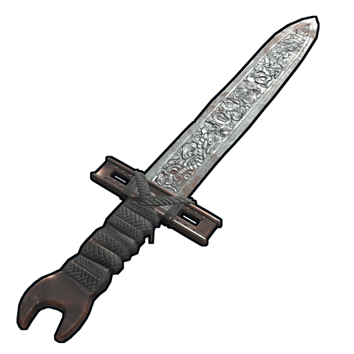 Metal Roses Short Sword