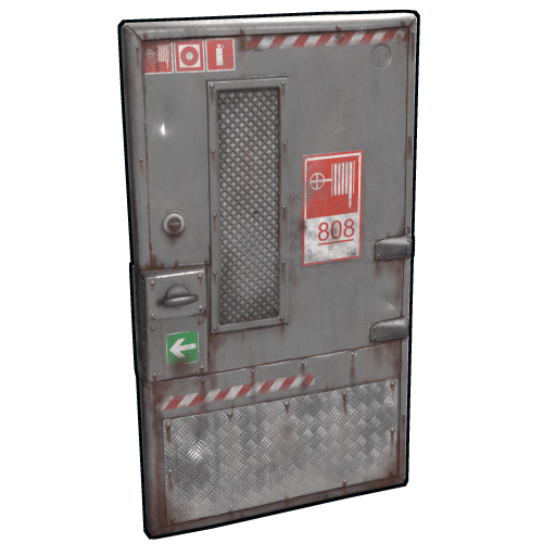 Grey Fire Door