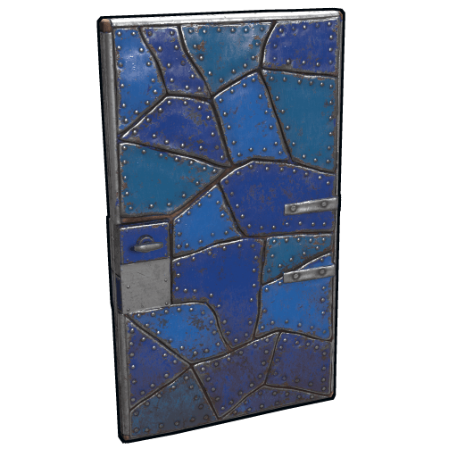 Blue Puzzle Door